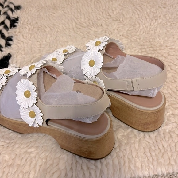 LUCKY BRAND Womens Beige Daisy Juleii Slip On Leather Slingback Sandal 11 M - Picture 10 of 11